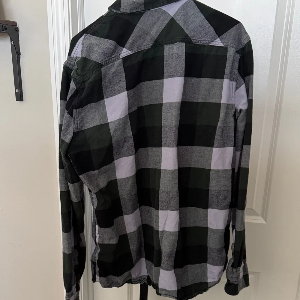 Vans Gray and Black Checkered Shirt - Picture 3 of 3